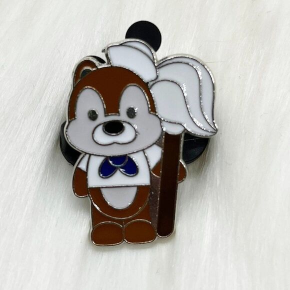 🔮 5/$25 Disney Cruise Line Chip 'n' Dale Cute Chip Sailor With Mop Pin - Picture 1 of 3